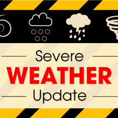 Severe Weather Update graphic
