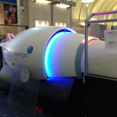 Example of Analogic Computed Tomography Unit.   Photo courtesy of TSA