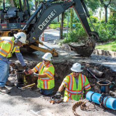 Austin Water pipeline crews hard at work preparing our infrastructure for the needs of the future