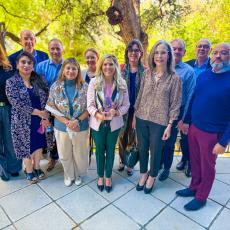 Austin Water's executive team celebrating the 2025 Sustainable Water Utility Management Award