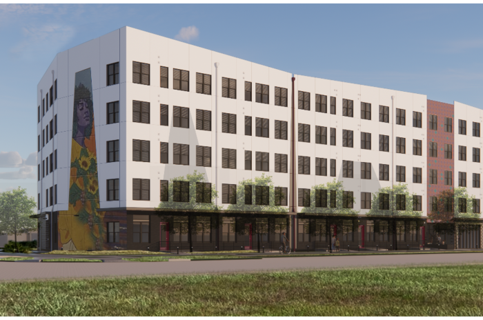 Rendering of Seabrook Square II multi-family rental development 