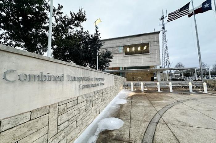 Outside view of the City of Austin Combined Transportation, Emergency, and Communications Center