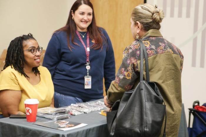 Austin resident attends event at customer service center