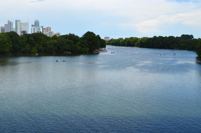 Image of Lady Bird Lake - Austin Water and LCRA coordinating to return Lady Bird Lake to normal levels
