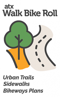 Banner for ATX Walk Bike Roll: Updates to the Sidewalk, Urban Trails, and Bikeway plans