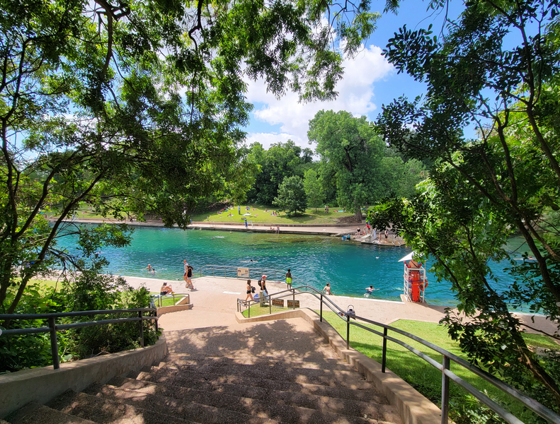 Barton Springs Municipal Pool Parking